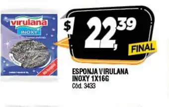 Supermercados Yaguar Virulana Esponja Inoxy 1x16g oferta