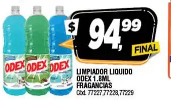 Supermercados Yaguar Odex Limpiador Liquido 1.8ml Fragrancias oferta