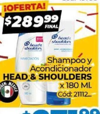 Diarco Head & Shoulders Shampoo y Acondicionador oferta