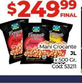 Diarco Maní Crocante JL oferta