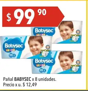 Hergo Babysec Pañal x 8 unidades oferta