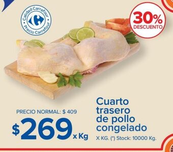 Carrefour Market Cuarto Trasero de Pollo Congelado oferta