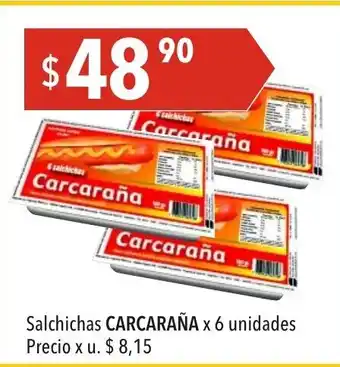 Hergo Carcaraña Salchichas x 6 unidades oferta