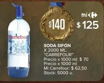 Carrefour Market Carrefour Soda Sifón oferta