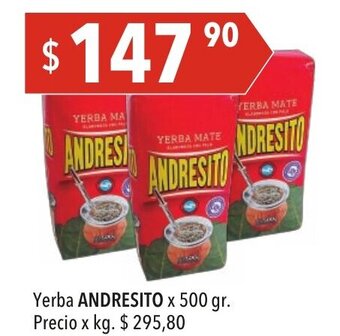 Hergo Andresito Yerba x 500gr oferta