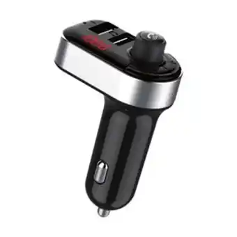 Frávega Transmisor fm nictom bf01 bluetooth receptor cargador usb manos libres oferta