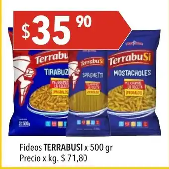 Hergo Terrabusi Fideos x 500rg oferta