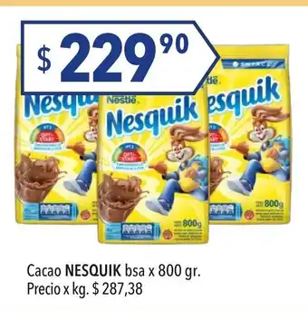 Hergo Nesquik Cacao bsa x 800gr oferta