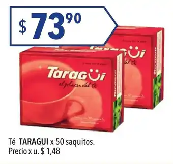 Hergo Té Taragui x 50saquitos oferta