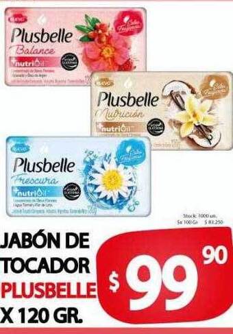 Supermercados Mariano Max Jabón de tocador plusbelle oferta