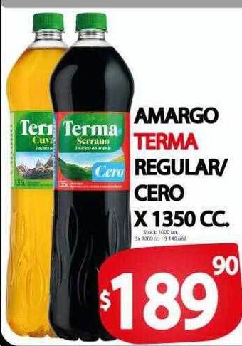 Supermercados Mariano Max Amargo terma regular cero oferta