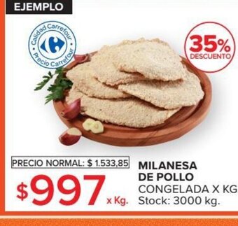 Carrefour Market Milanesa de Pollo oferta