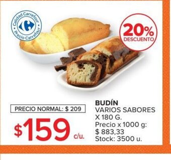 Carrefour Market Budín Varios Sabores oferta