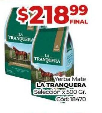 Diarco La Tranquera Yerba Mate oferta