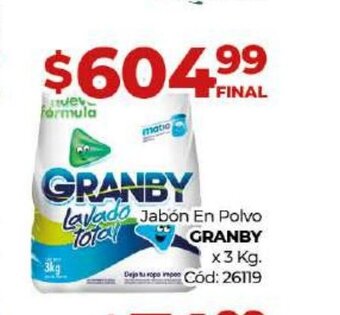 Diarco Granby Jabón En Polvo oferta