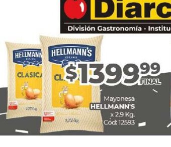 Diarco Hellmann's Mayonesa oferta