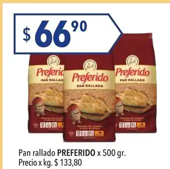 Hergo Preferido Pan Rallado x 500gr oferta