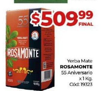 Diarco Rosamonte Yerba Mate oferta