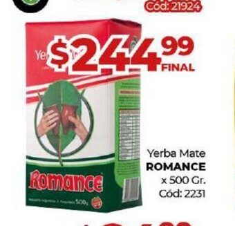 Diarco Romance Yerba Mate oferta