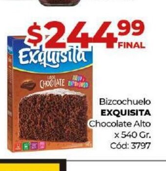 Diarco Exquisita Bizcochuelo oferta