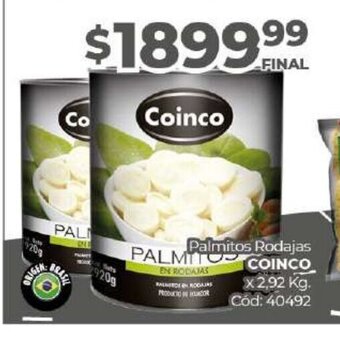 Diarco Coinco Palmitos Rodajas oferta