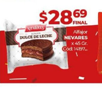 Diarco Nevares Alfajor oferta