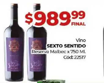 Diarco Sexto Sentido Vino oferta
