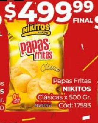 Diarco Nikitos Papas fritas oferta