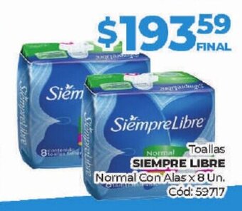 Diarco Siempre Libre Toallas oferta