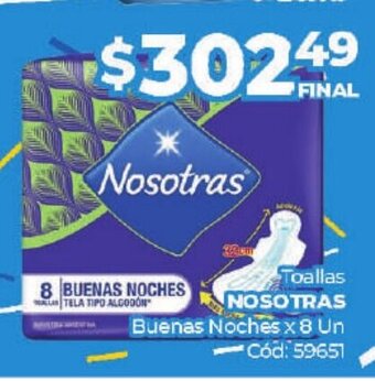 Diarco Nosotras Toallas oferta
