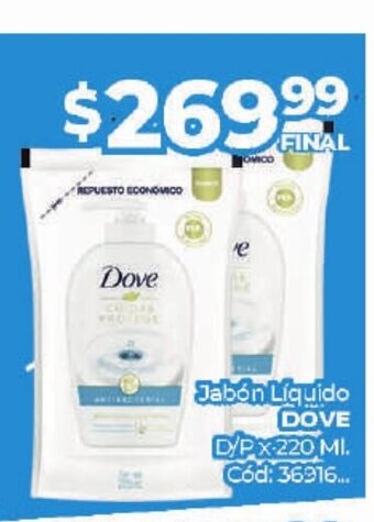 Diarco Dove Jabón Liquido oferta