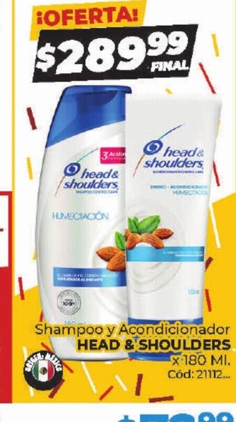 Diarco Head & Shoulders Shampoo y Acondicionador oferta
