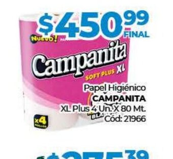 Diarco Campanita Papel Higiénico oferta
