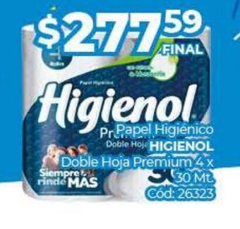 Diarco Higienol Papel Higiénico oferta