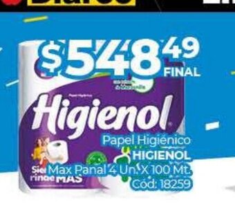 Diarco Higienol Papel Higiénico oferta