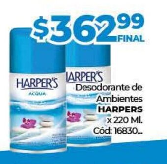 Diarco Harpers Desodorante de Ambientes oferta
