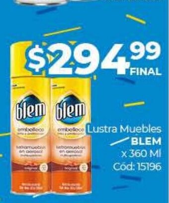 Diarco Blem Lustra Muebles oferta