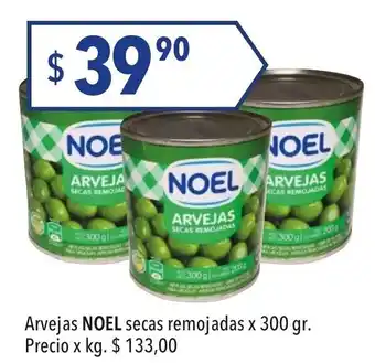 Hergo Noel Arvejas Secas remojadas x 300gr oferta