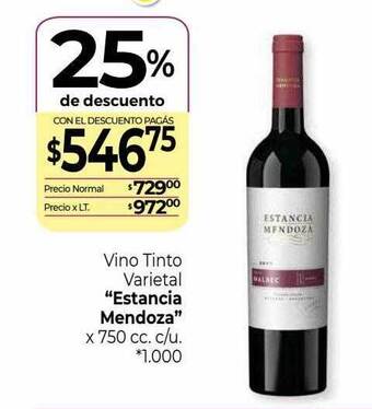 La Anonima Vino tinto varietal oferta