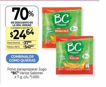 La Anonima Polvo para preparar jugo oferta