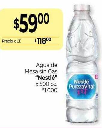 La Anonima Agua de mesa sin gas oferta