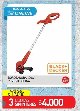 La Anonima Bordeadora 400w black+decker oferta