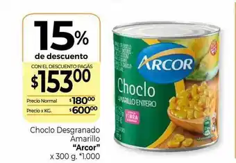 La Anonima Choclo desgranado amarillo oferta