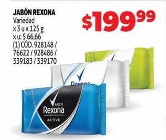 Makro Jabón rexona oferta