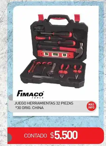 La Anonima Fimaco juego herramientas 32 piezas oferta
