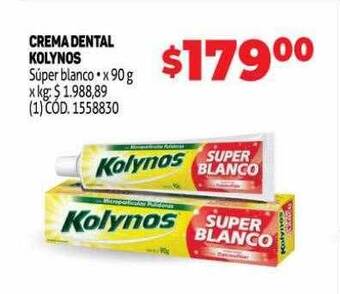 Makro Crema dental kolynos oferta