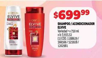 Makro Shampoo acondicionador elvive oferta