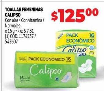 Makro Toallas femeninas calipso oferta