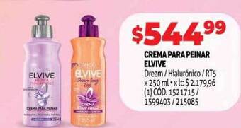 Makro Crema para peinar elvive oferta
