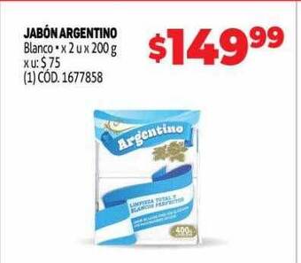 Makro Jabón argentino oferta